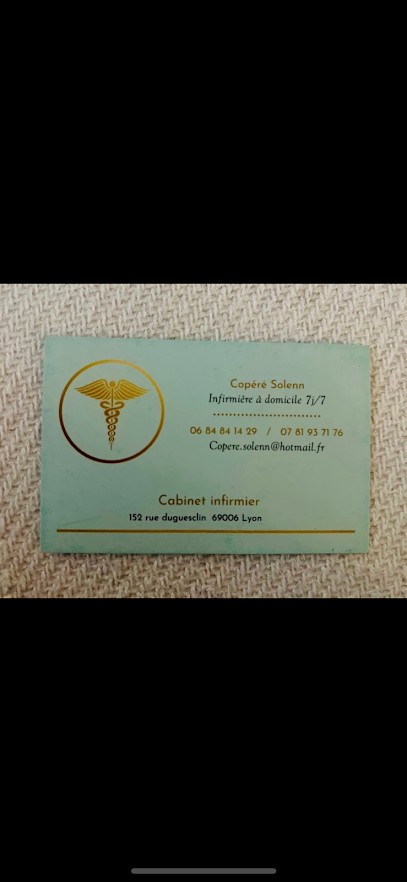 CABINET INFIRMIER LYON 6 Copéré Solenn, Cabinet Infirmier à Lyon 06