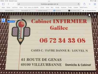 Cabinet Infirmier Galilée, Cabinet Infirmier à Villeurbanne