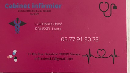 Laura ROUSSEL - Chloé COCHARD - Infirmières libérales NÎMES, Cabinet Infirmier à Nîmes