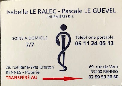 Cabinet Infirmier RENNES. RAPATEL-LANDRY-POTERIE. LEGUEVEL/LERALEC/OLLIVIER, Cabinet Infirmier à Rennes