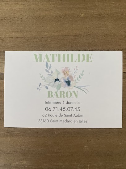 Cabinet infirmier Saint Médard en Jalles Mathilde Baron et Saint Aubin de Médoc, Cabinet Infirmier à Saint-Médard-en-Jalles
