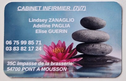 Cabinet infirmier Lindsey ZANAGLIO, Adeline PAGLIA et Elise GUERIN Infirmières Libérales, Cabinet Infirmier à Pont-à-Mousson