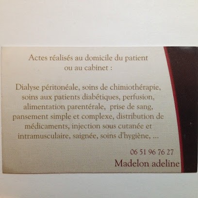 Adeline MADELON Infirmière Libérale Reims, Cabinet Infirmier à Reims