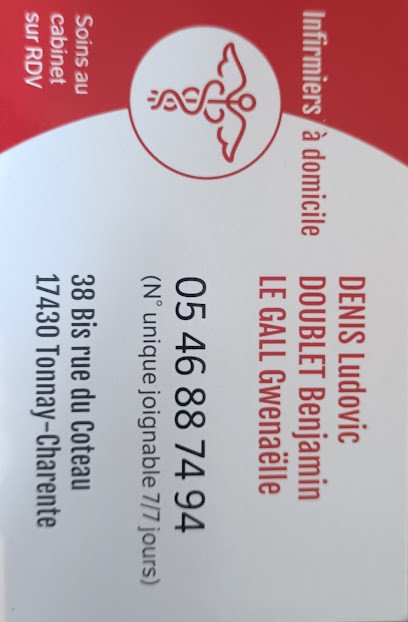 Cabinet d'infirmier DENIS-DOUBLET-LE GALL, Cabinet Infirmier à Tonnay-Charente