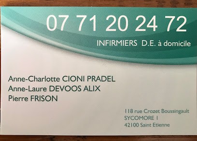 Cabinet de soins infirmiers Portail Rouge CIONI PRADEL/DEVOOS ALIX/FRISON, Cabinet Infirmier à Saint-Étienne